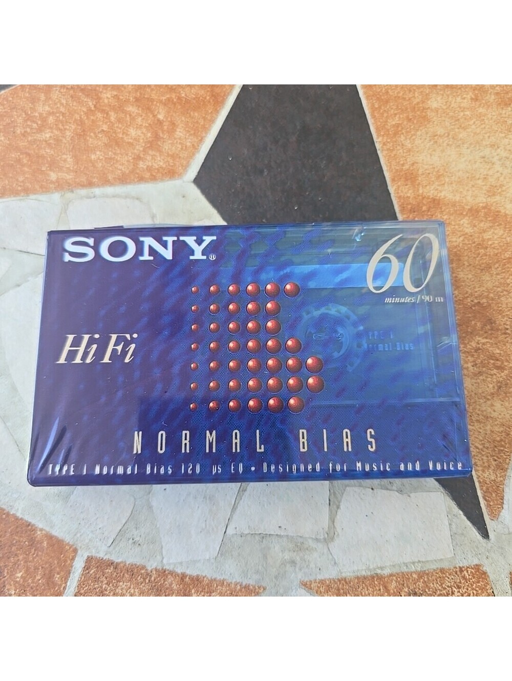 Sony New Sealed Blank Audio Cassette Tape HiFi Normal Bias 60 Minutes Type I